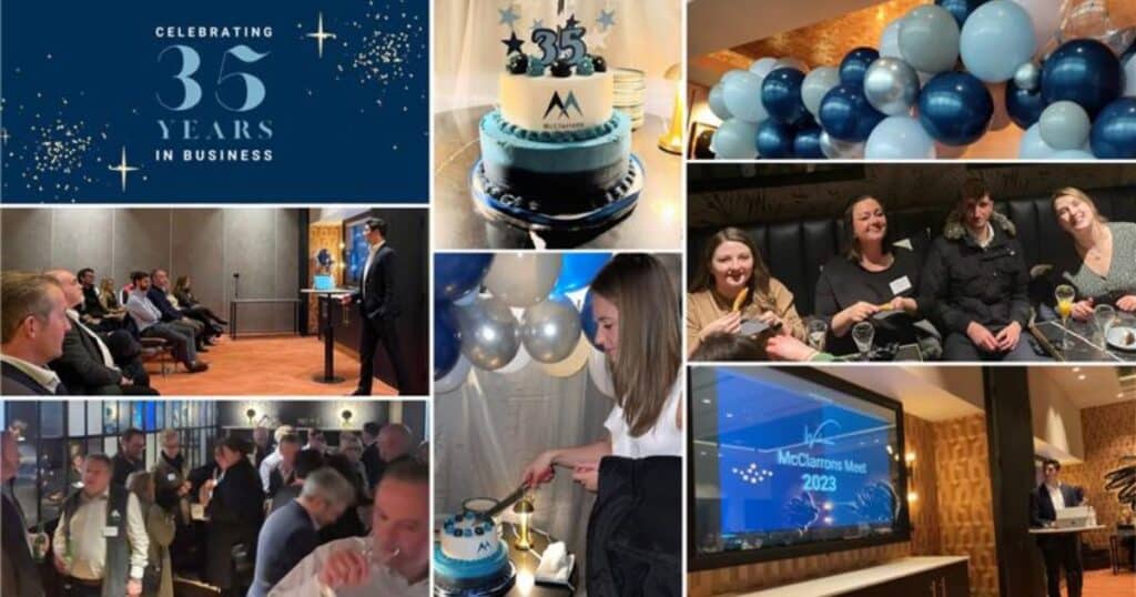 McClarrons celebrate 35 years in business! 1 35 years in business LinkedIn post McClarrons